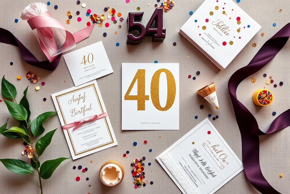 40th birthday parties themes & decor — 40Th Birthday Parties Themes & Decor (the finished result)
