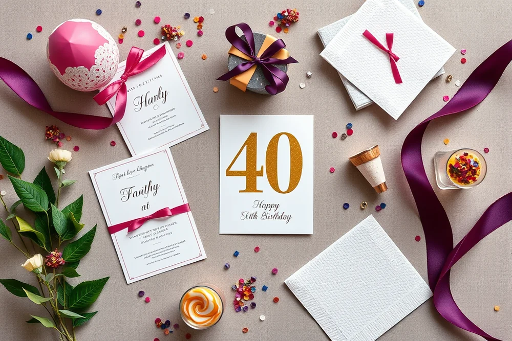 budget 40th birthday parties — Budget 40Th Birthday Parties (the finished result)