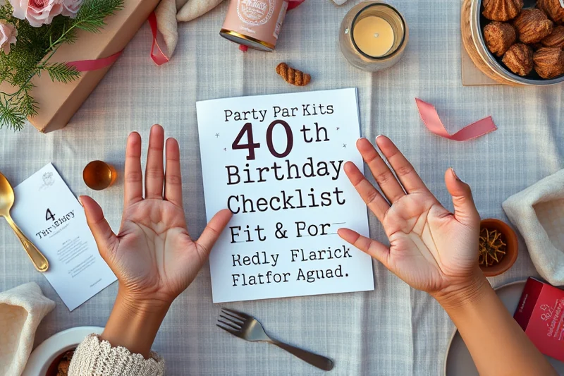 40th birthday parties checklists mistakes to avoid — 40th Birthday Parties Checklists Mistakes To Avoid (the finished result)