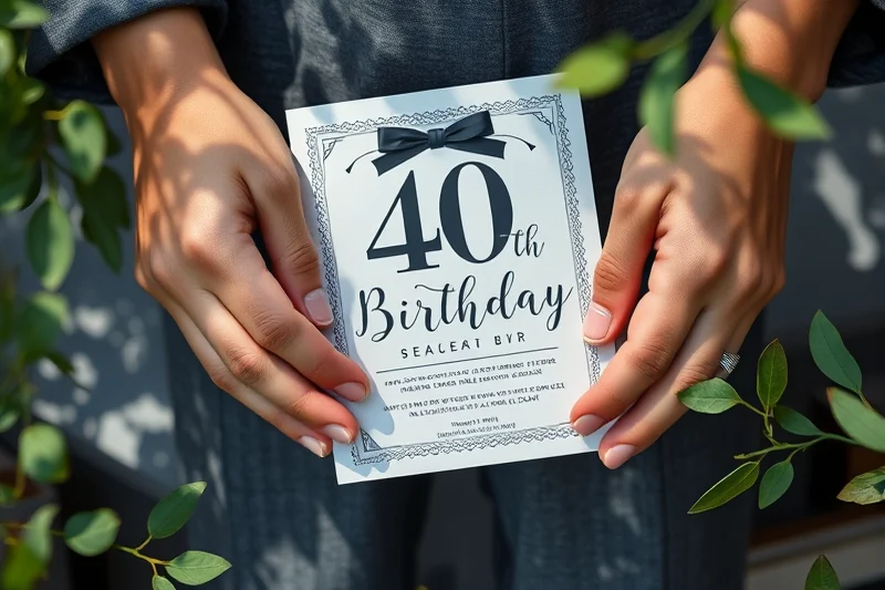 40th birthday parties decor for beginners — 40th Birthday Parties Decor For Beginners (the finished result)