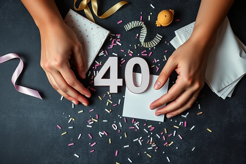 40th birthday parties food checklist — 40th Birthday Parties Food Checklist (the finished result)