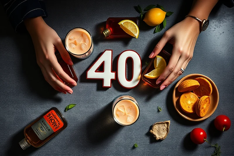 40th birthday parties food drinks examples — 40th Birthday Parties Food Drinks Examples (the finished result)