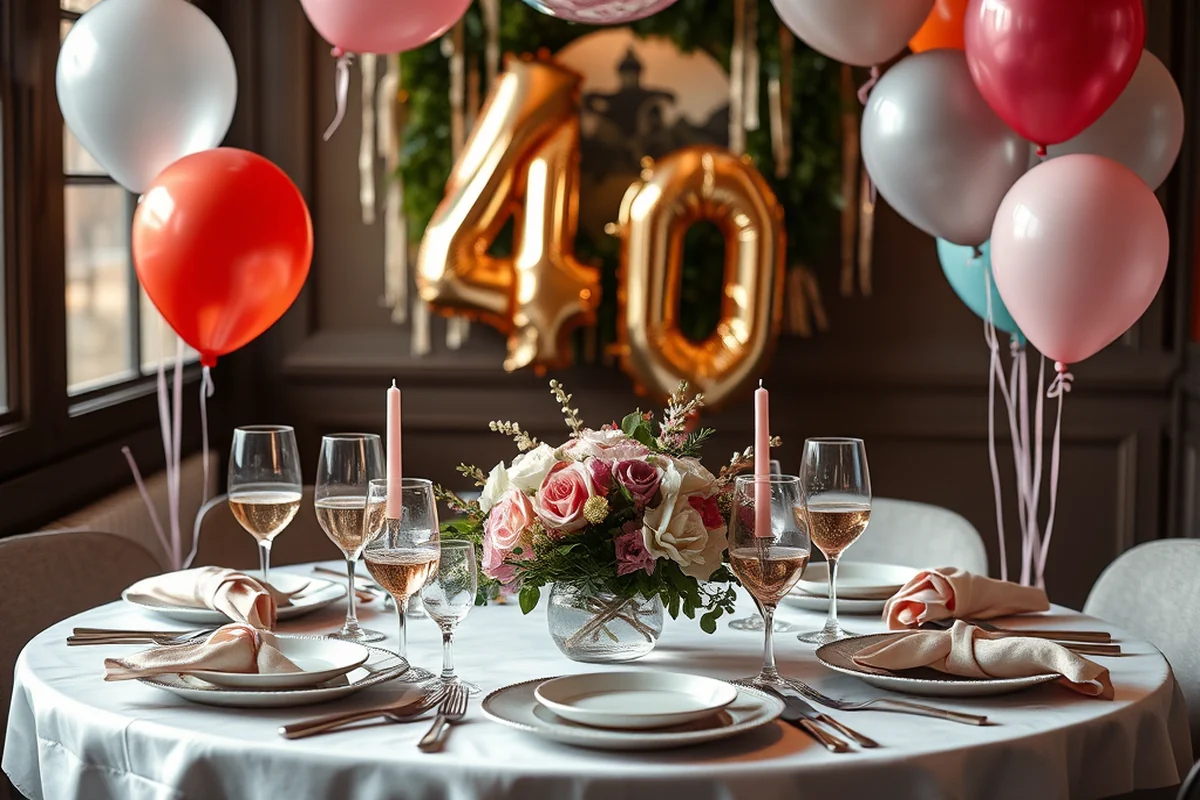 40th birthday parties food drinks tips — 40th Birthday Parties Food Drinks Tips