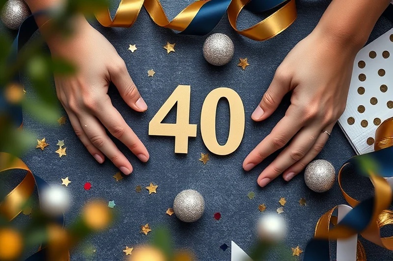 40th birthday parties food examples — 40th Birthday Parties Food Examples (the finished result)