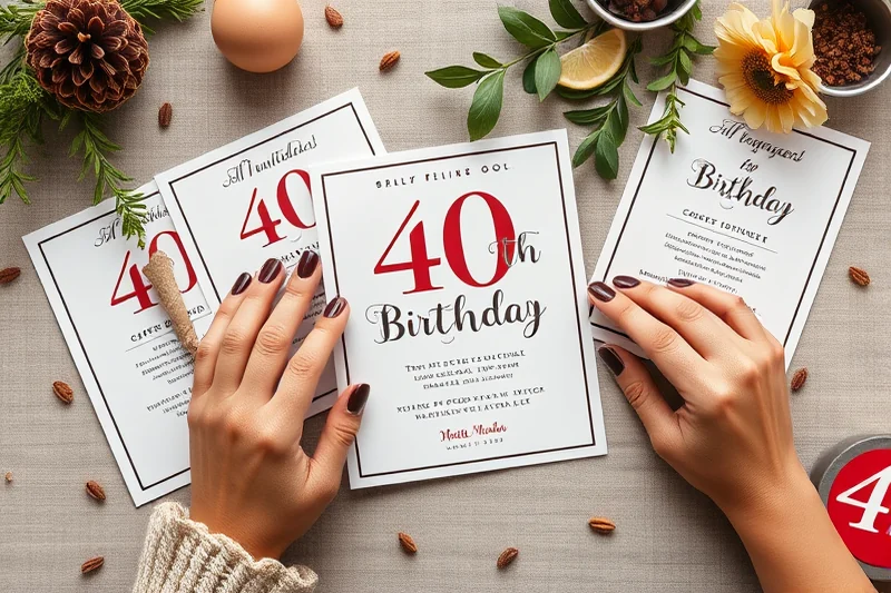 40th birthday parties food guide — 40th Birthday Parties Food Guide (the finished result)
