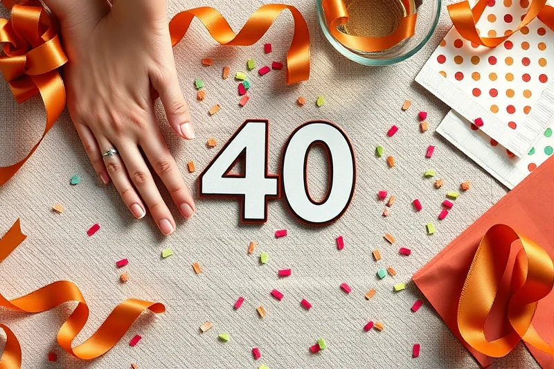 40th birthday parties food ideas — 40th Birthday Parties Food Ideas (the finished result)