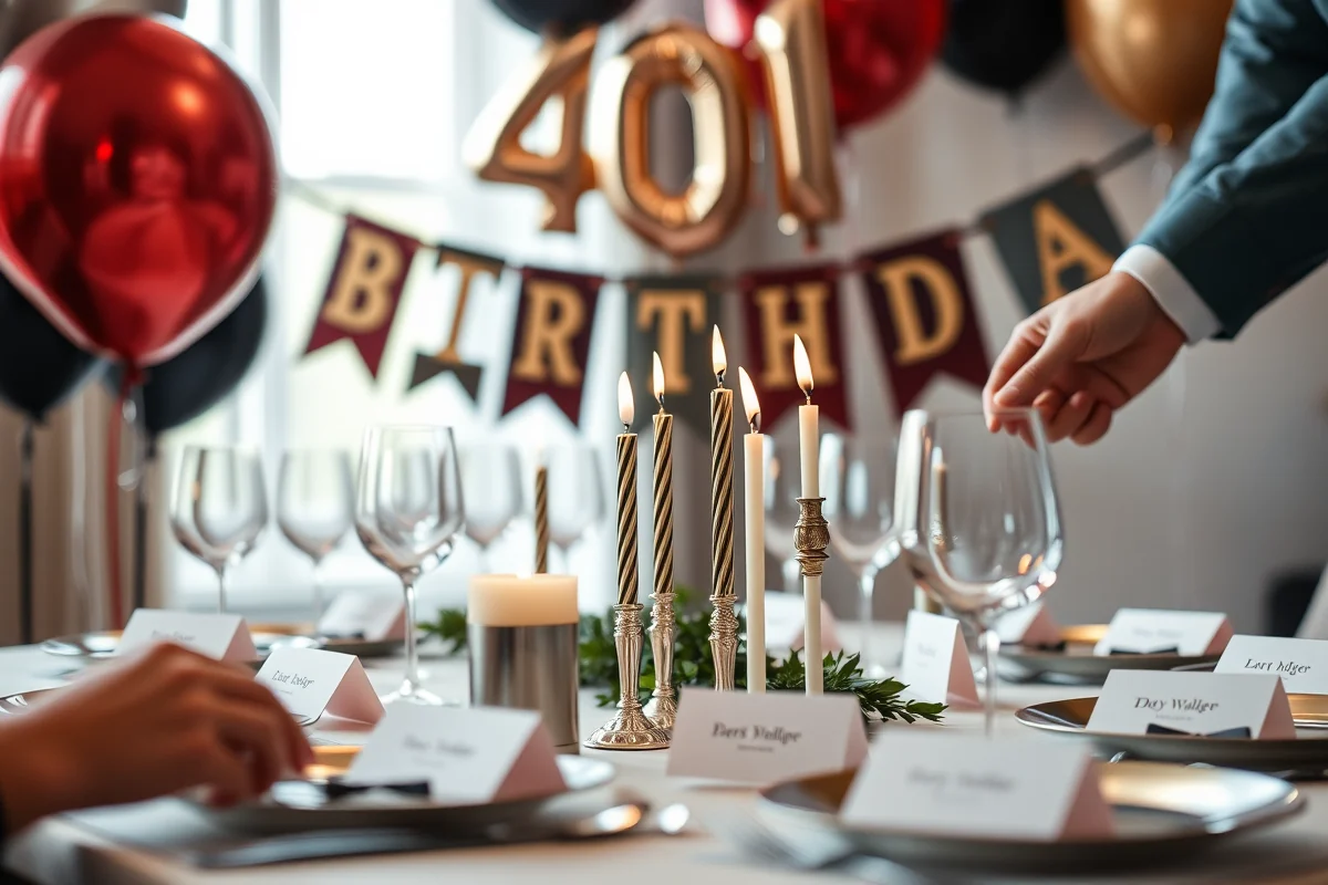40th birthday parties for men — 40th Birthday Parties For Men (step by step)