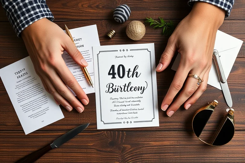 40th birthday parties for men step by step — 40th Birthday Parties For Men Step By Step (the finished result)