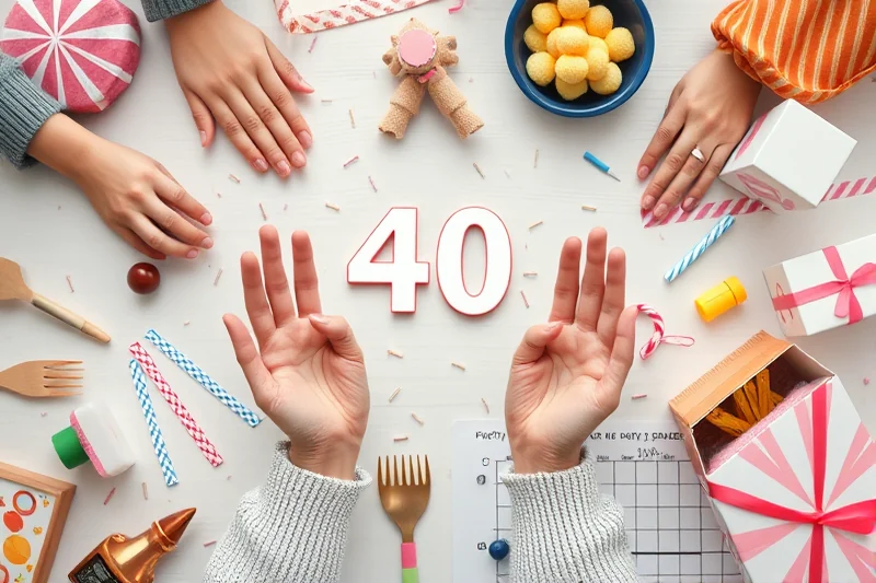 40th birthday parties games for small spaces — 40th Birthday Parties Games For Small Spaces (the finished result)