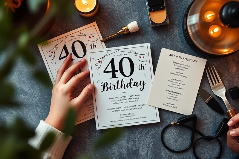 40th birthday parties planning for small spaces — 40th Birthday Parties Planning For Small Spaces (the finished result)