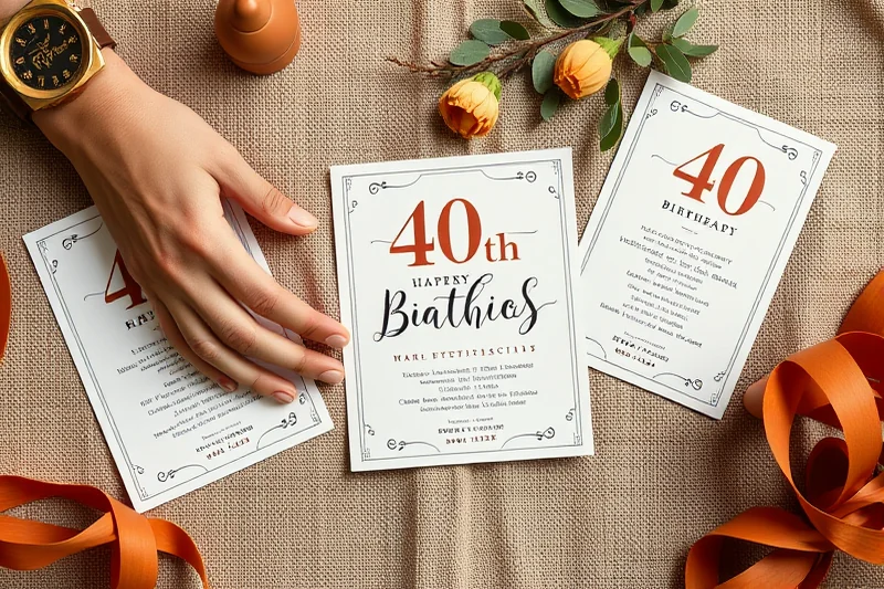 40th birthday parties planning ideas — 40th Birthday Parties Planning Ideas (the finished result)