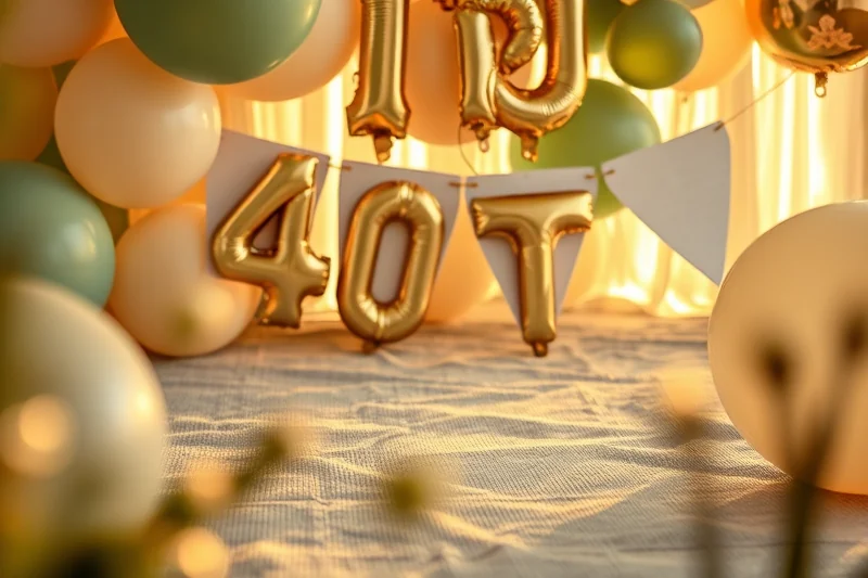 40th birthday parties themes decor step by step — 40th Birthday Parties Themes Decor Step By Step (step by step)