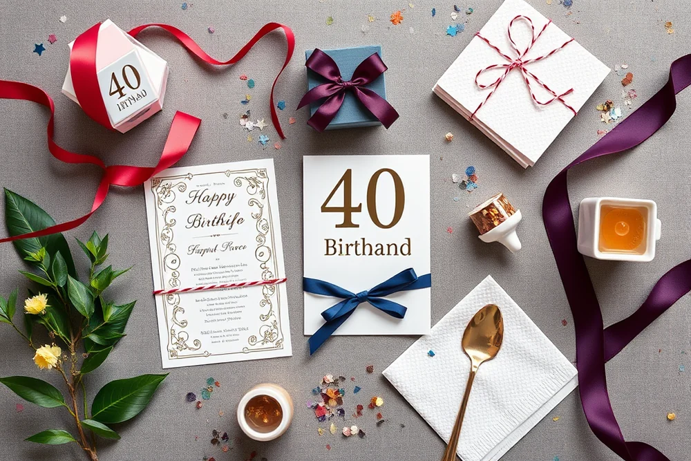 40th birthday party ideas for husband — 40th Birthday Party Ideas For Husband (the finished result)