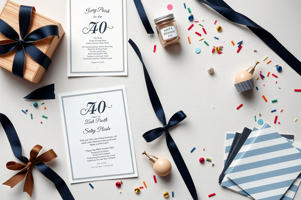 40th birthday party ideas for men — 40th Birthday Party Ideas For Men (the finished result)