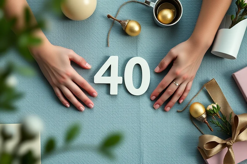 affordable 40th birthday parties budget — Affordable 40th Birthday Parties Budget (the finished result)