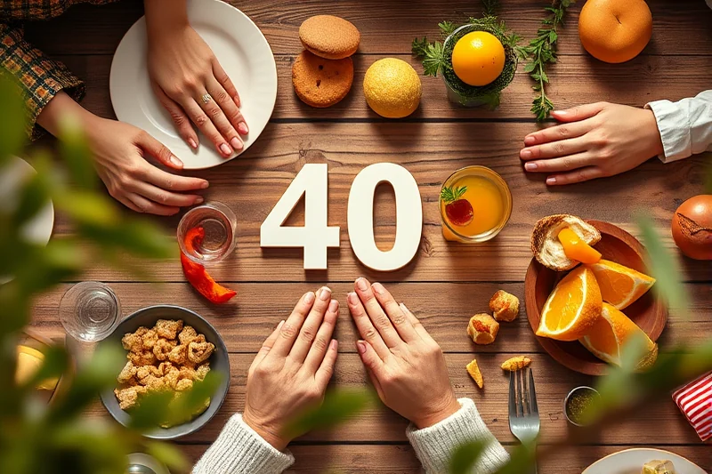 affordable 40th birthday parties food drinks — Affordable 40th Birthday Parties Food Drinks (the finished result)