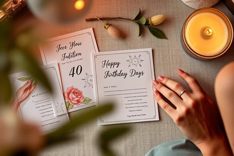 best 40th birthday parties favors — Best 40th Birthday Parties Favors (the finished result)