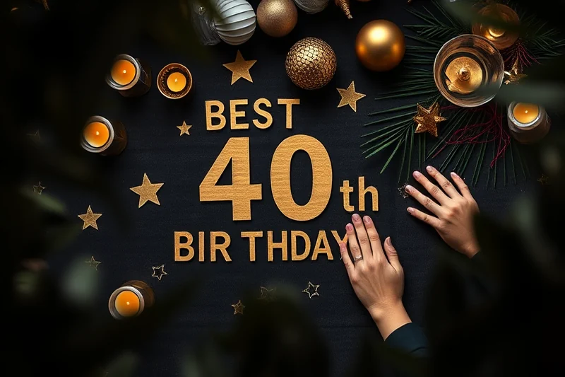 best 40th birthday parties themes decor — Best 40th Birthday Parties Themes Decor (the finished result)