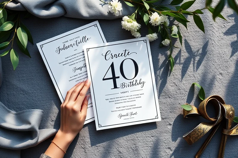 best 40th birthday parties themes — Best 40th Birthday Parties Themes (the finished result)