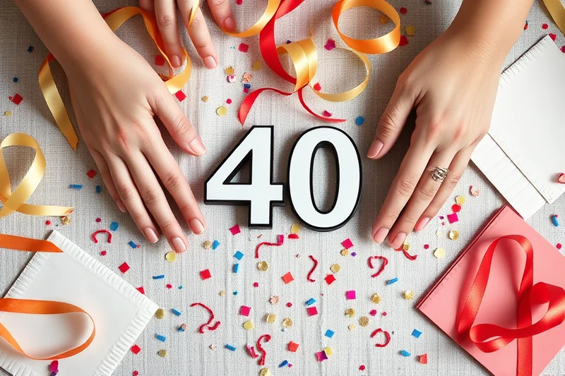 budget 40th birthday parties decor — Budget 40th Birthday Parties Decor (the finished result)