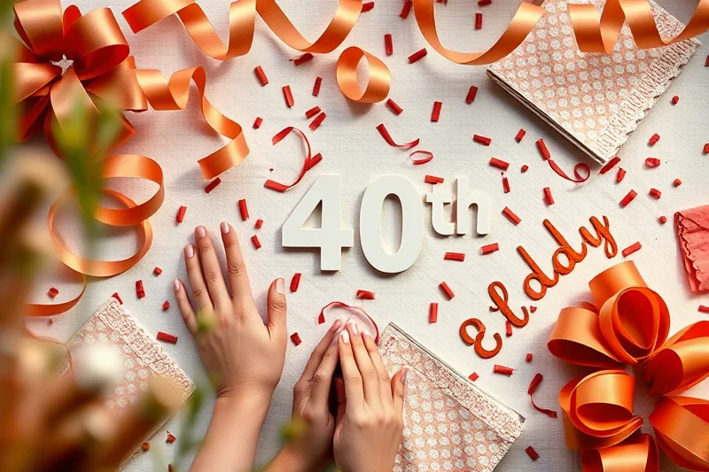 budget 40th birthday parties for beginners — Budget 40th Birthday Parties For Beginners (the finished result)