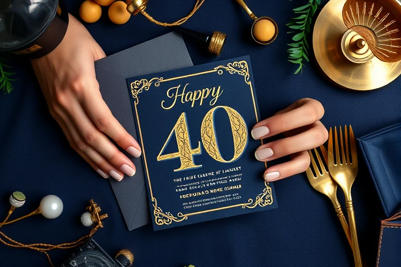 budget 40th birthday parties themes — Budget 40th Birthday Parties Themes (the finished result)