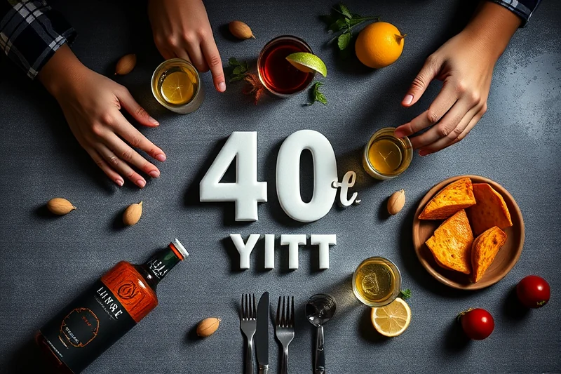 diy 40th birthday parties food drinks — Diy 40th Birthday Parties Food Drinks (the finished result)