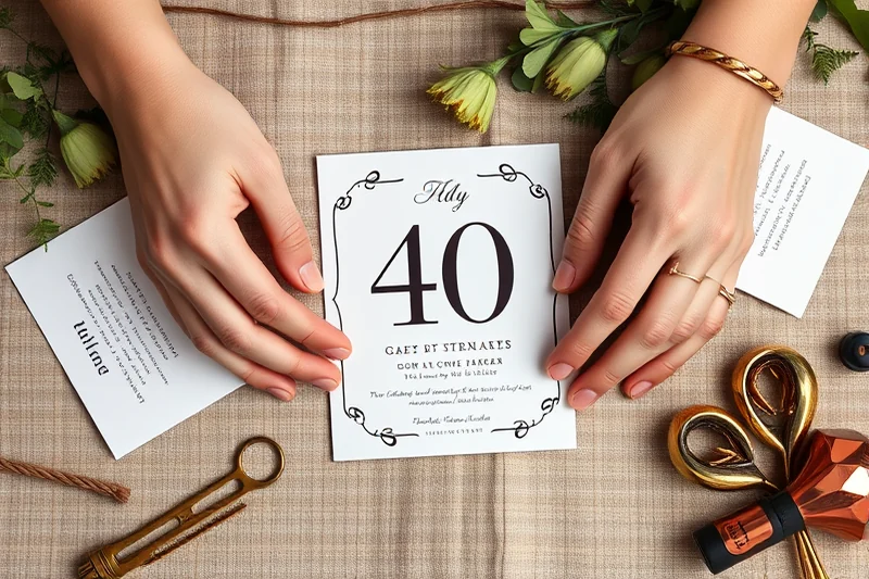 diy 40th birthday parties themes decor — Diy 40th Birthday Parties Themes Decor (the finished result)