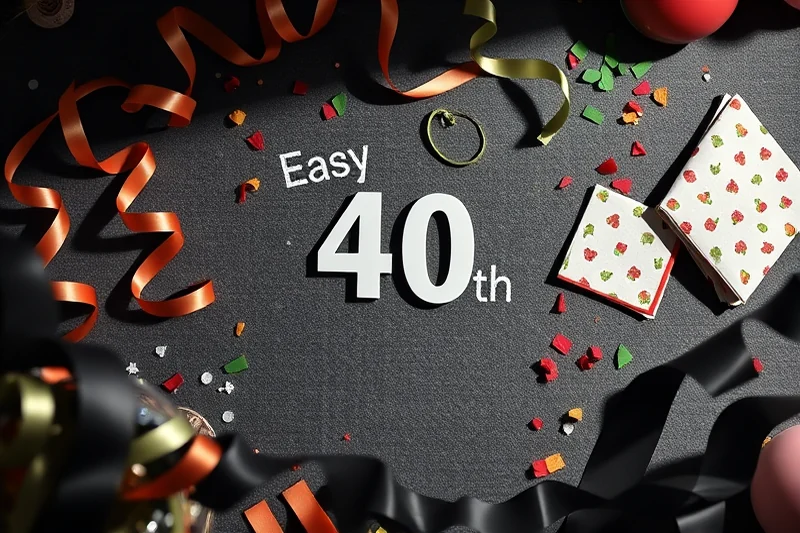 easy 40th birthday parties activities — Easy 40th Birthday Parties Activities (the finished result)