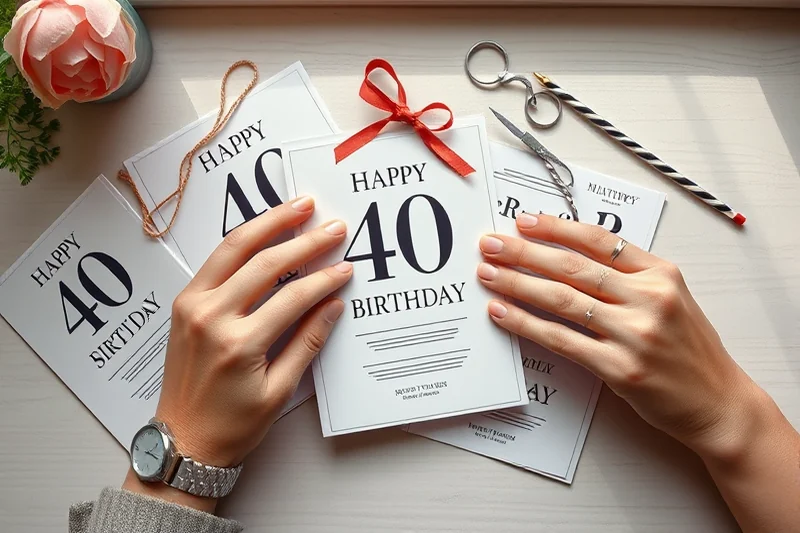easy 40th birthday parties favors — Easy 40th Birthday Parties Favors (the finished result)