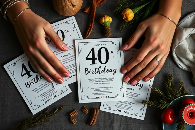 easy 40th birthday parties food — Easy 40th Birthday Parties Food (the finished result)