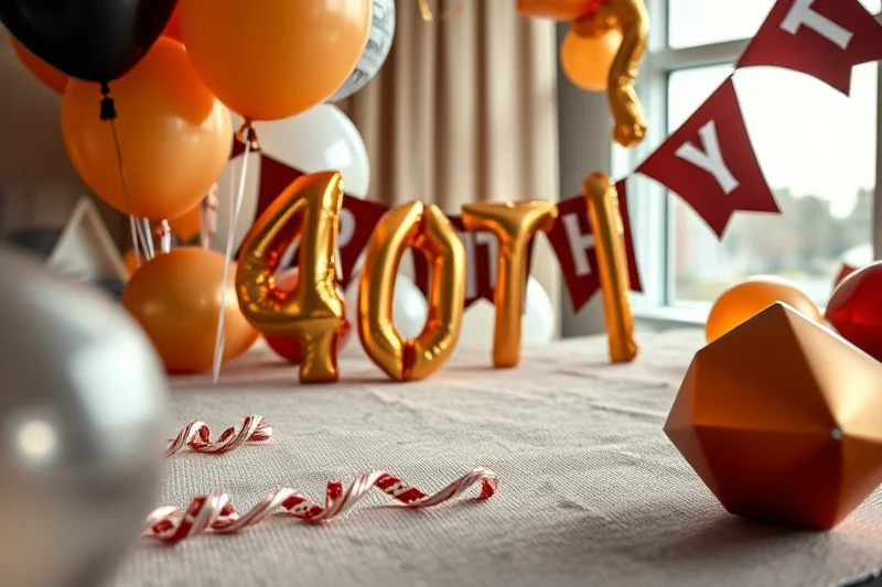 easy 40th birthday parties themes decor — Easy 40th Birthday Parties Themes Decor (step by step)