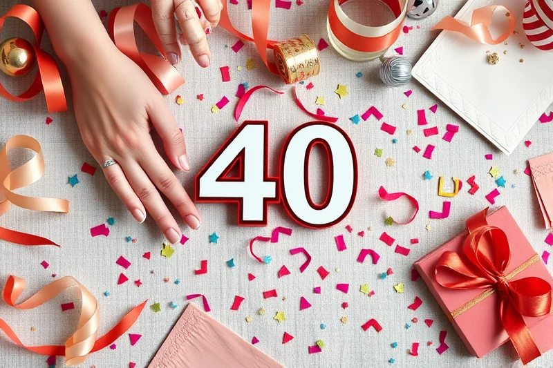 fast 40th birthday parties tips — Fast 40th Birthday Parties Tips (the finished result)