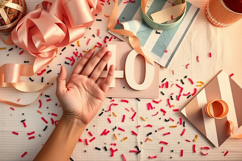 how to 40th birthday parties decor — How To 40th Birthday Parties Decor (the finished result)