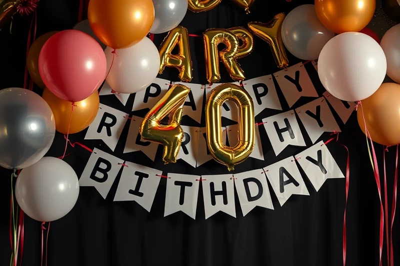 how to 40th birthday parties themes decor — How To 40th Birthday Parties Themes Decor (step by step)