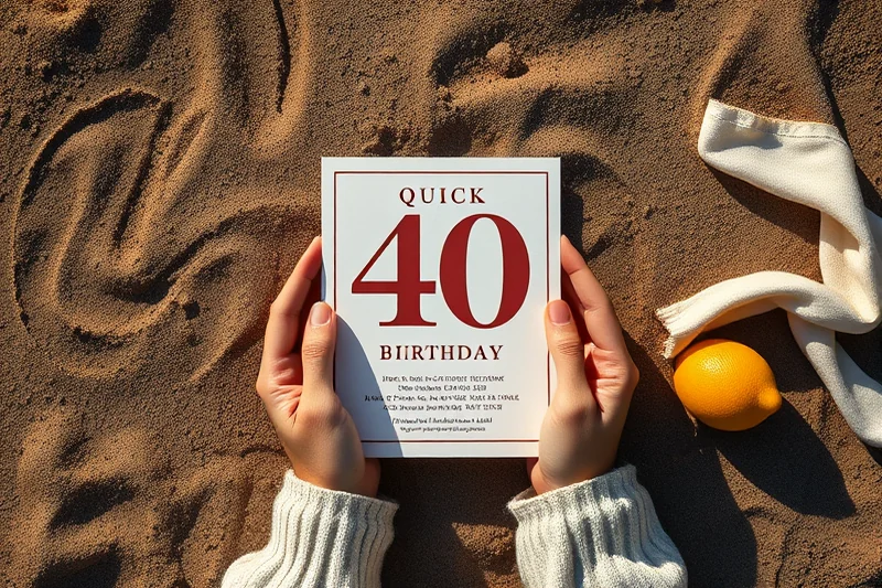 quick 40th birthday parties food drinks — Quick 40th Birthday Parties Food Drinks (the finished result)