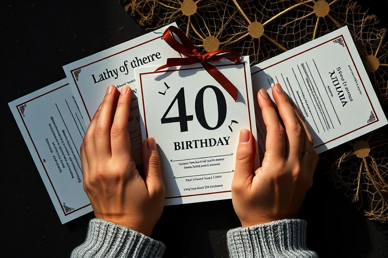quick 40th birthday parties themes decor — Quick 40th Birthday Parties Themes Decor (the finished result)