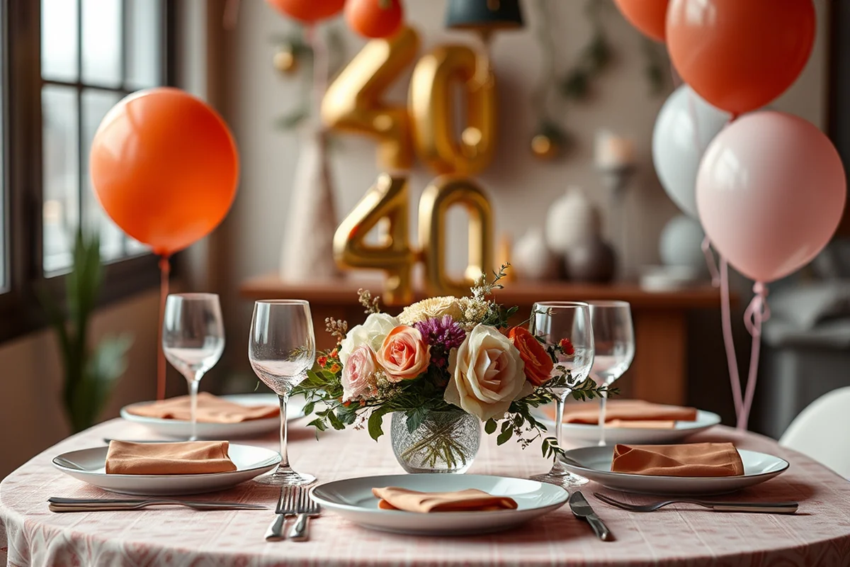 quick budget 40th birthday parties — Quick Budget 40th Birthday Parties