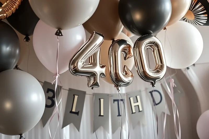 quick budget 40th birthday parties — Quick Budget 40th Birthday Parties (step by step)