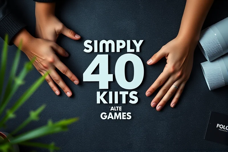 simple 40th birthday parties games — Simple 40th Birthday Parties Games (the finished result)