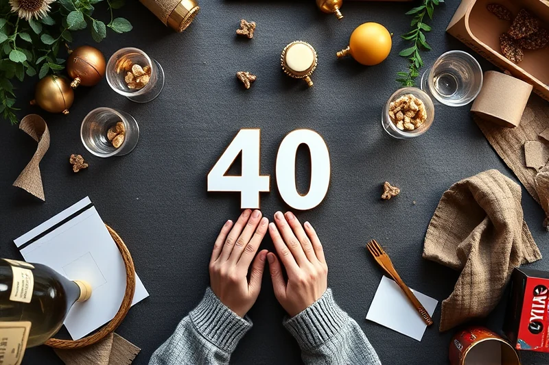 simple 40th birthday parties planning checklists timelines — Simple 40th Birthday Parties Planning Checklists Timelines (the finished result)