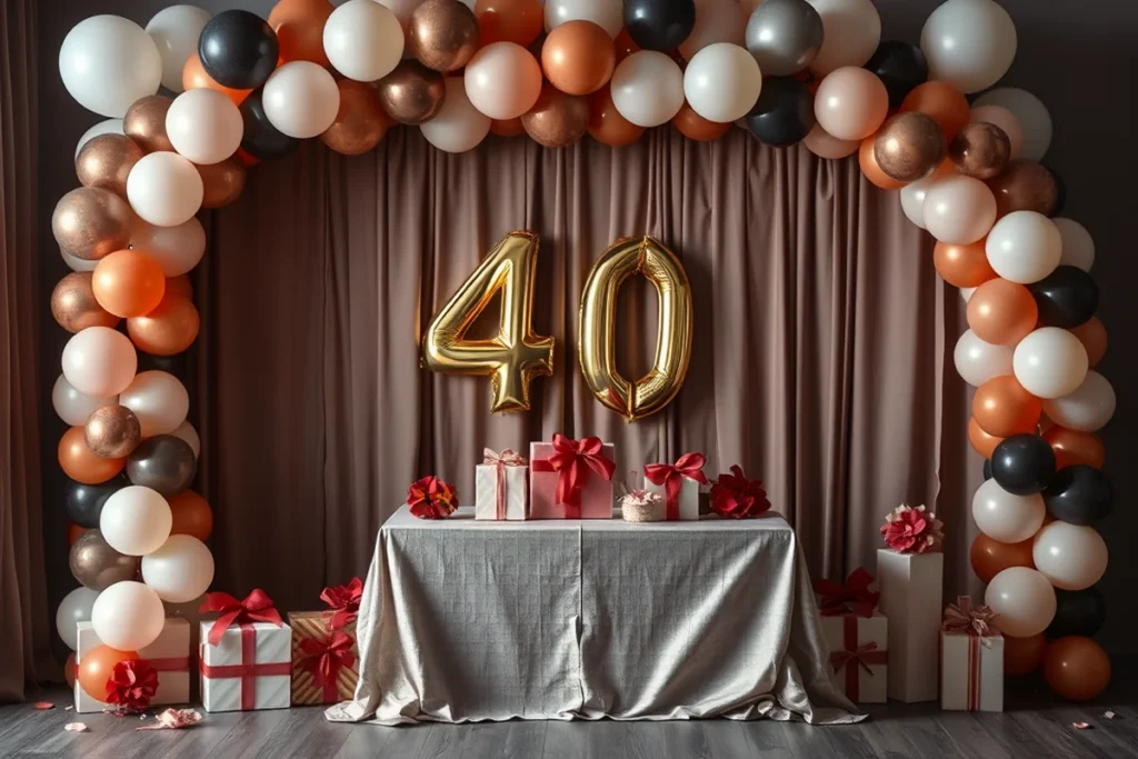 Simple Budget 40th Birthday Parties