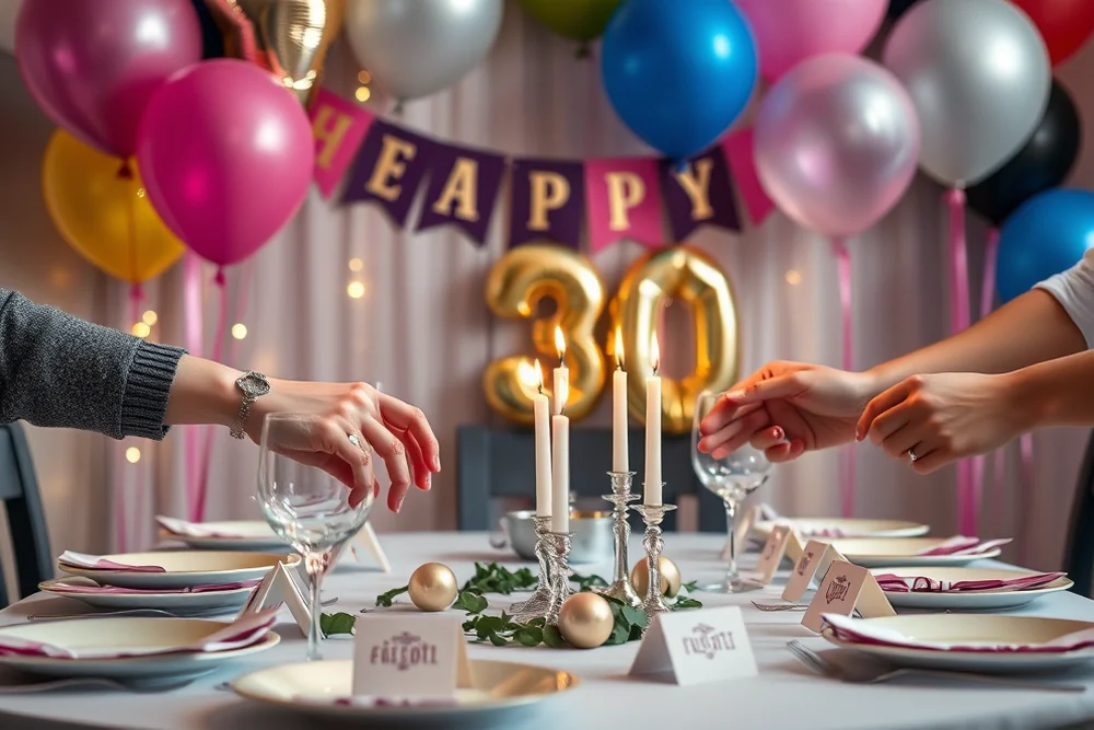 small 30th birthday parties — Small 30th Birthday Parties (step by step)