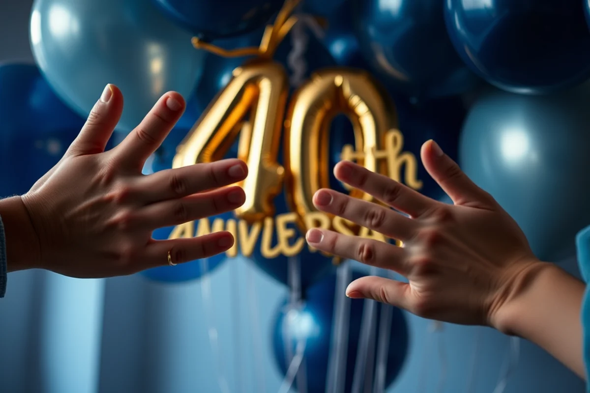 40th anniversary gift — 40Th Anniversary Gift (step by step)