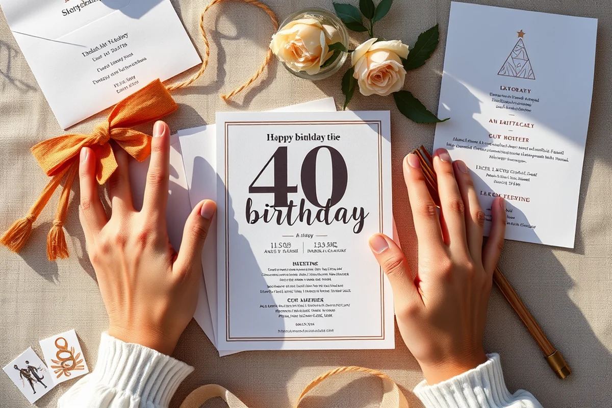 40th birthday parties budget for beginners — 40th Birthday Parties Budget For Beginners (the finished result)