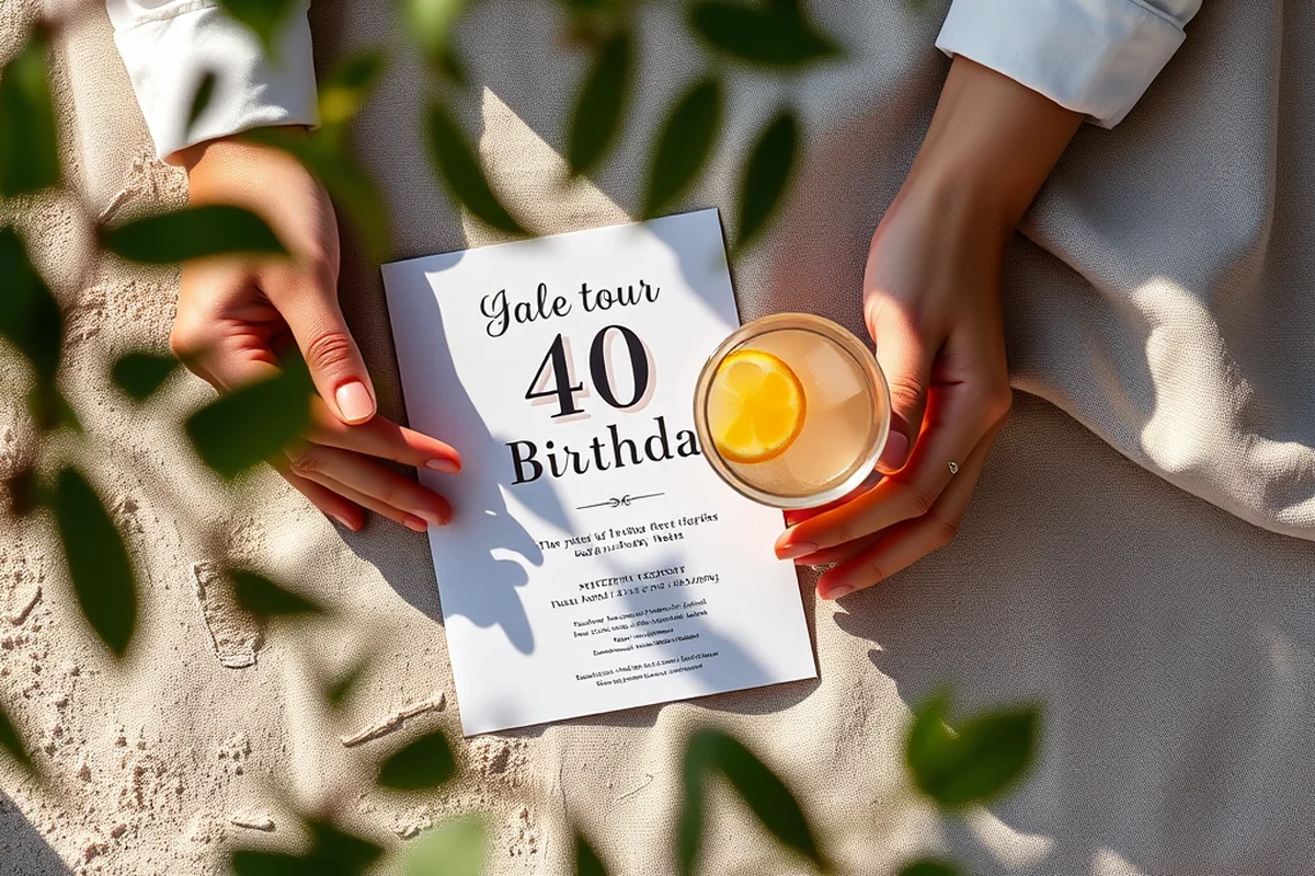 40th birthday parties drinks for beginners — 40th Birthday Parties Drinks For Beginners (the finished result)