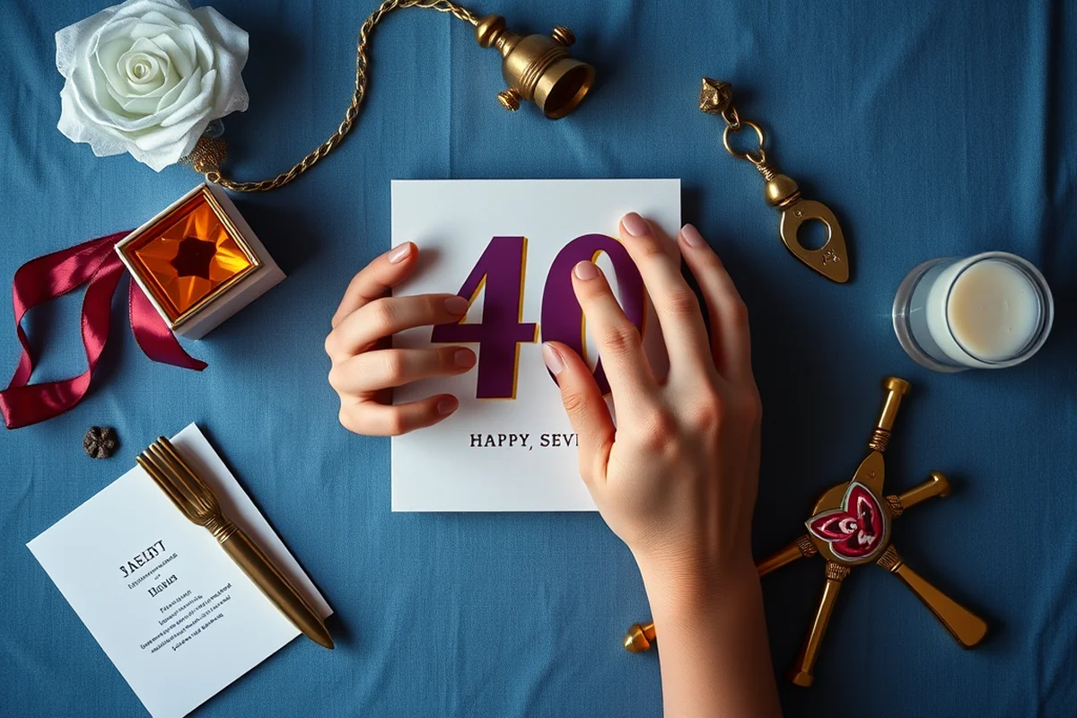 40th birthday parties favors checklist — 40th Birthday Parties Favors Checklist (the finished result)