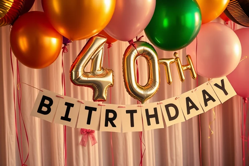 40th birthday parties food printable — 40th Birthday Parties Food Printable (step by step)