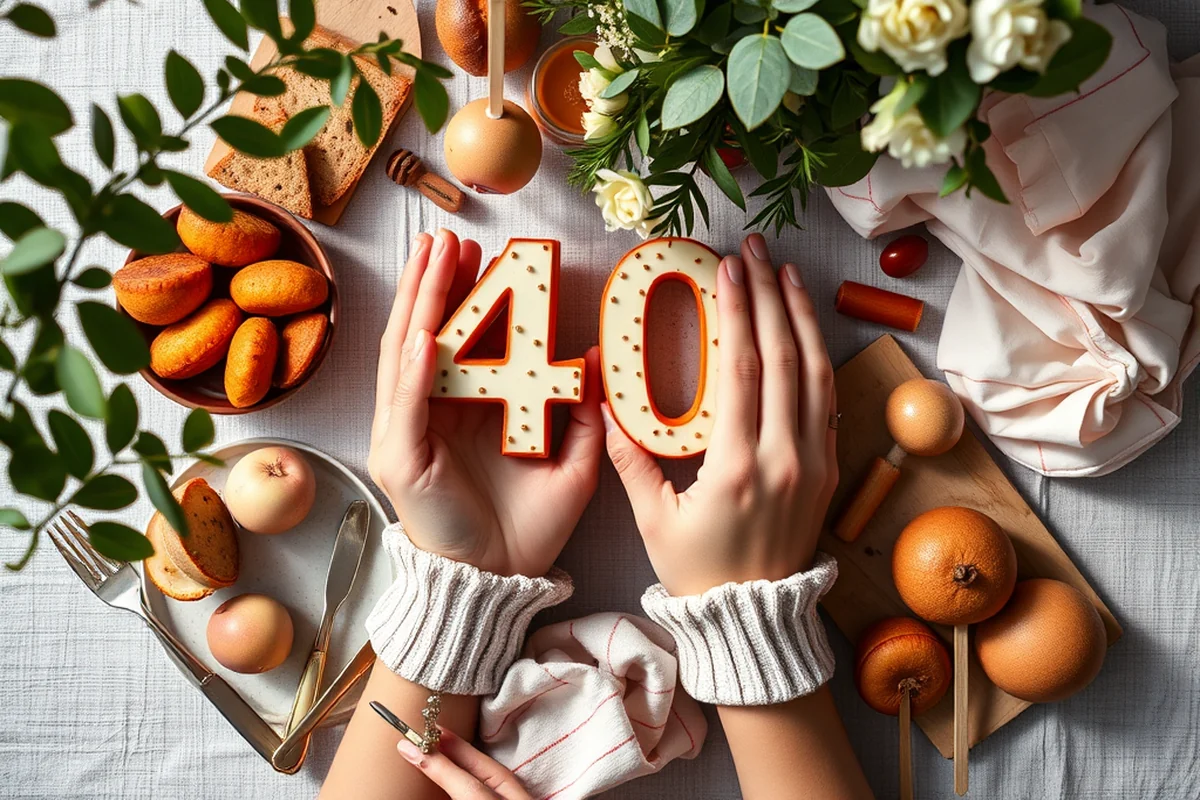 40th birthday parties food tips — 40th Birthday Parties Food Tips (the finished result)