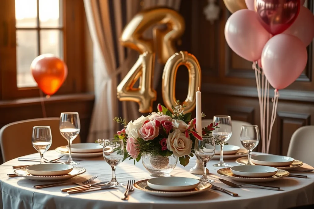 40th Birthday Parties Invitations Favors Ideas
